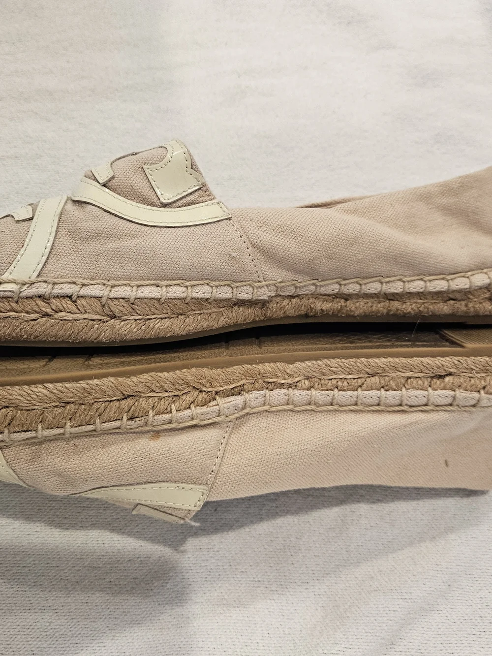 Tory Burch Poppy Espadrilles Flats Shoes Pre Owned Size 6